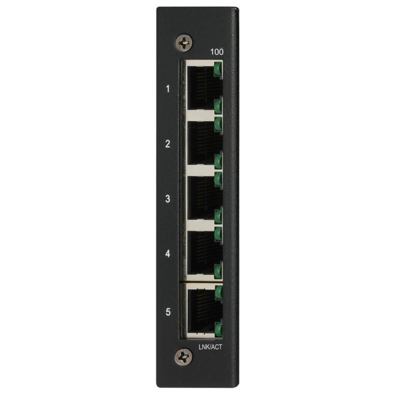 Tripplite Prepínač 5x zdroj Unmanaged Ethernet Switch, 10/100Mb/s, -40 ° ... 75 ° C, montáž DIN / doska