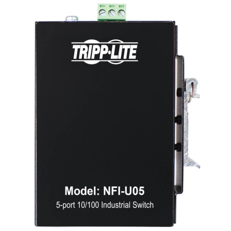 Tripplite Prepínač 5x zdroj Unmanaged Ethernet Switch, 10/100Mb/s, -40 ° ... 75 ° C, montáž DIN / doska