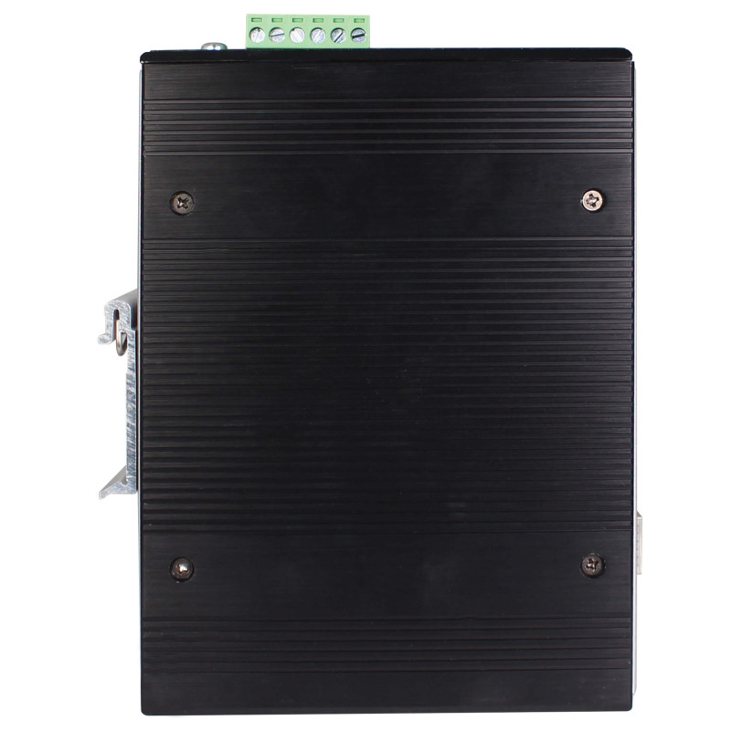 Prepínač 8x zdroj Unmanaged Ethernet Switch, 10/100/1000Mb/s, 2GbE SFP, PoE+ 30W, -40°?+75°C, DIN