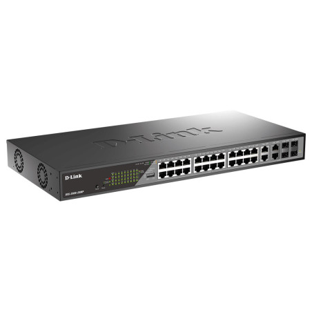 D-Link DSS-200G-28MP/E 28-Port Gigabit Ethernet PoE+ Surveillance Switch