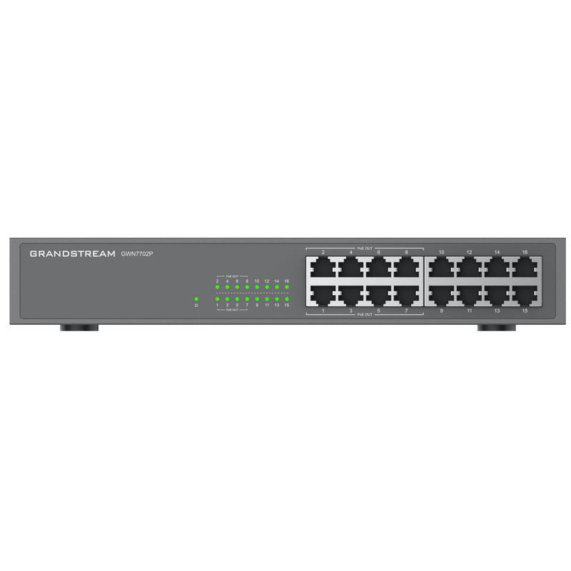 Grandstream GWN7702P Unmanaged Network Switch 16 portov / 8 PoE out
