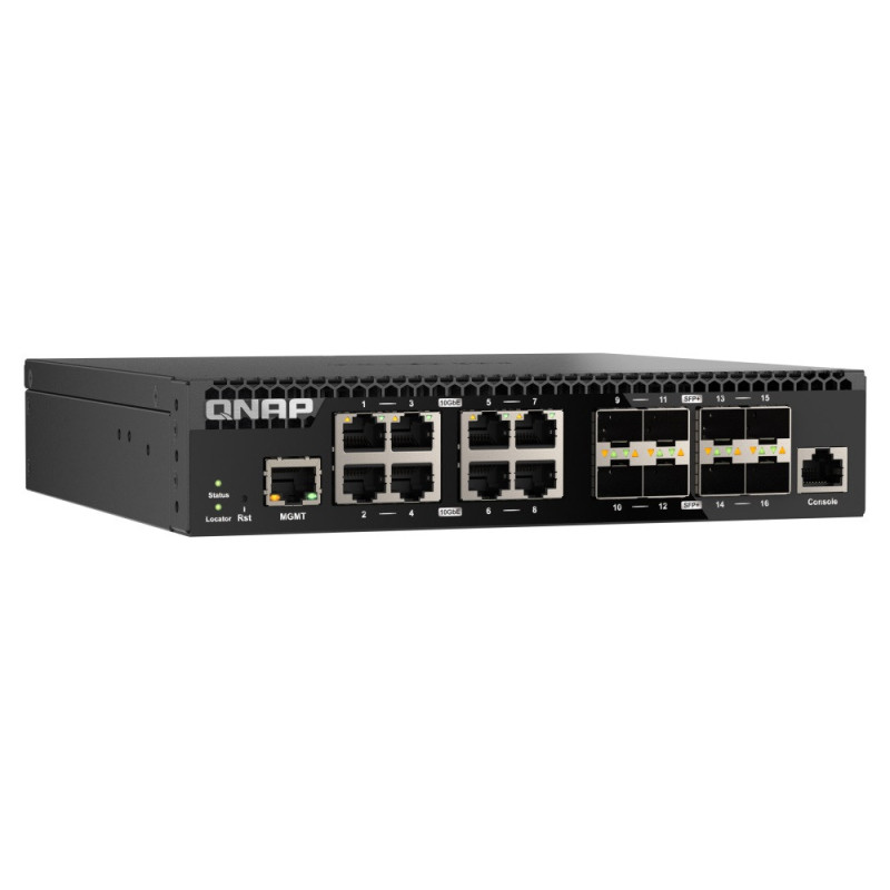 QNAP switch QSW-3216R-8S8T (8x 10G GbE porty + 8x 10G SFP+ porty, polovičná šírka)