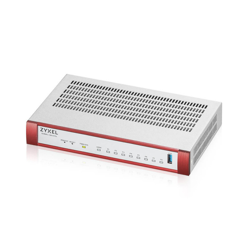 ZYXEL USG Flex 100H, 8xGig., 1*USB, 1YR secur.