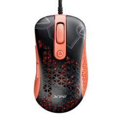 Adata XPG Slingshot Mera Edition Herná Optická Pre pravákov 12 000 DPI Drôtová USB Čierna-oranžová