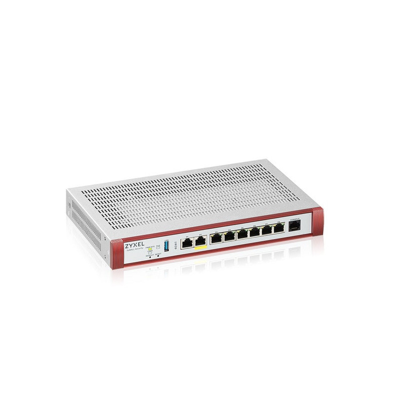 ZYXEL USG Flex 200H,2*2.5Gig.,6*1G,USB,PoE,1YR sec