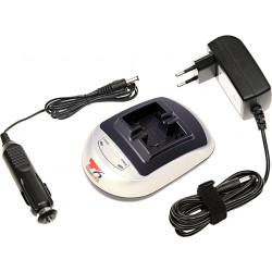 Nabíjačka T6 power GoPro AHDBT-501, 601-10197-000, AABAT-001, 230V, 12V, 1A, dual