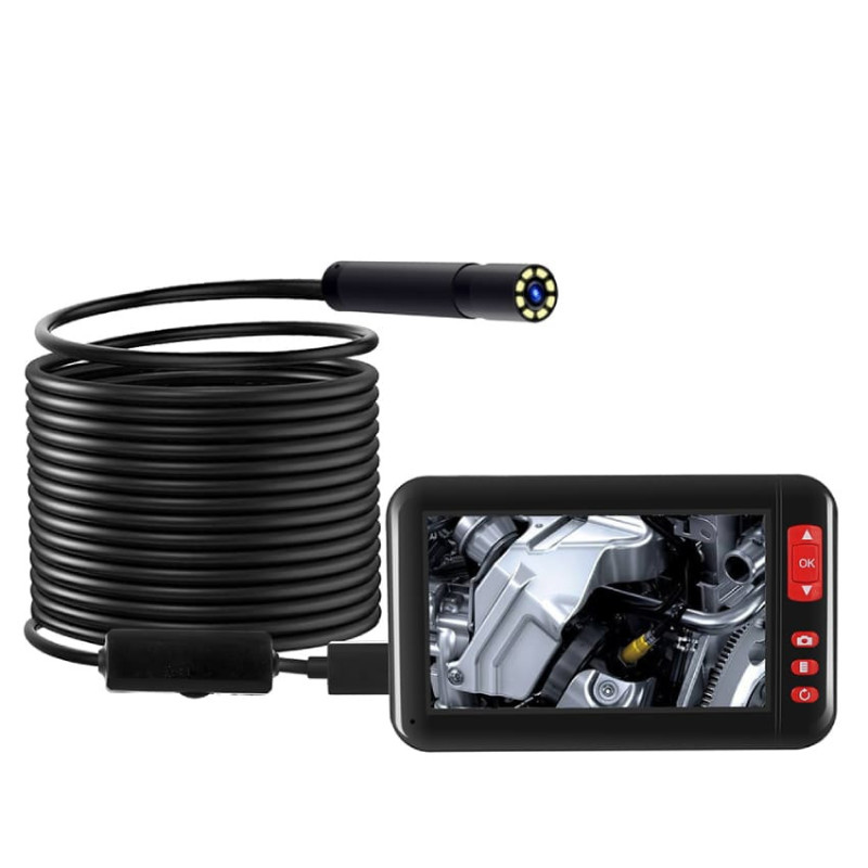 W-star Endoskopická kamera WSP20, LCD 1080 HD 4,3", sonda 5,5mm, 5m, WSP20-55-5