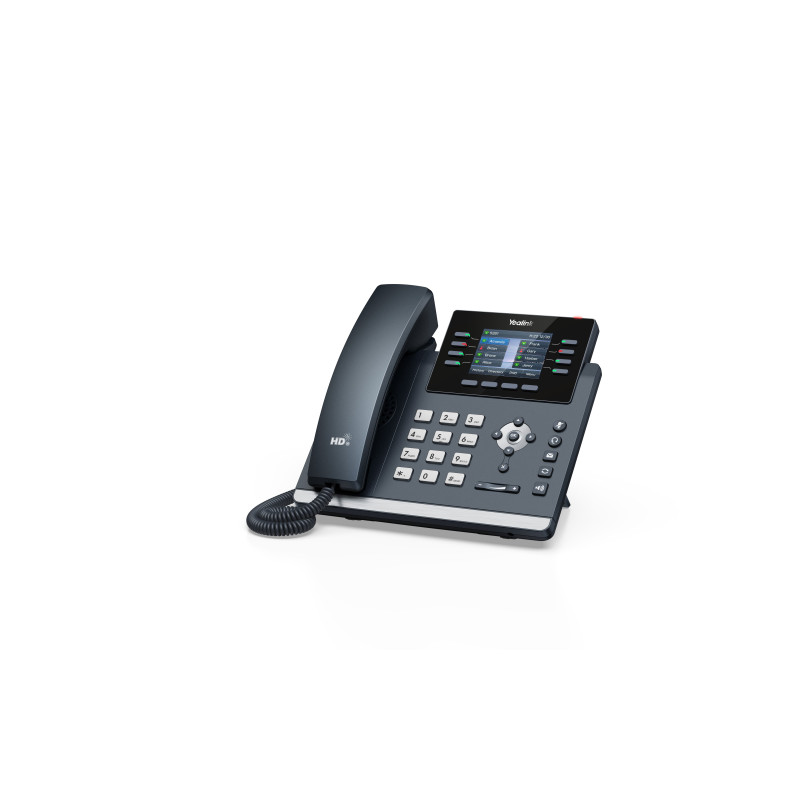 Yealink SIP-T44U SIP telefón, PoE, 2,8" 320x240 LCD, 21 prog.tl.,2xUSB