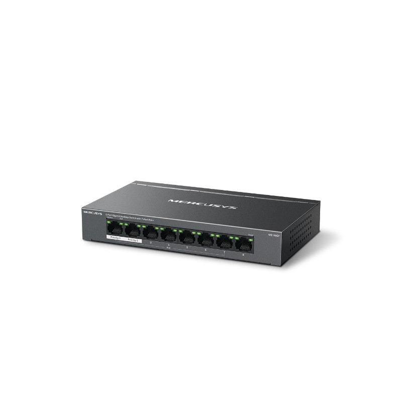 Mercusys MS108GP 8xGb desktop switch 7xPoE+