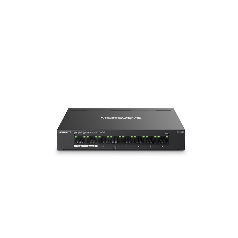 Mercusys MS108GP 8xGb desktop switch 7xPoE+