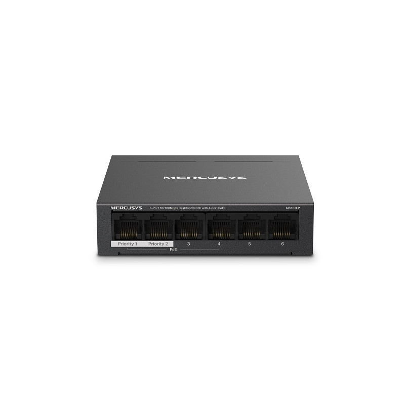 Mercusys MS106LP 6xFE desktop switch 4xPoE+