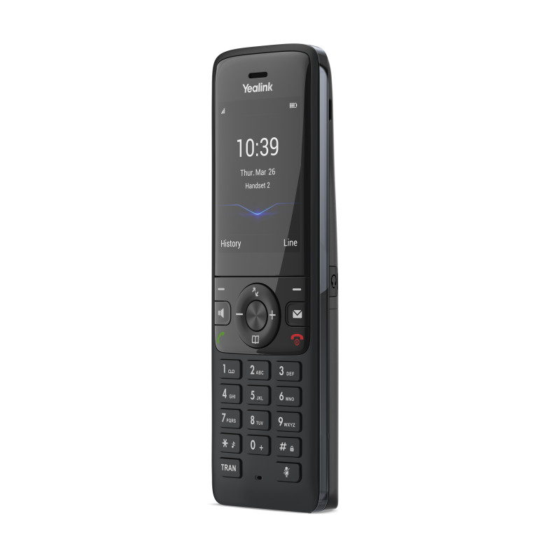 Yealink W78P, IP DECT báza + rúčka, PoE, 2,4" bar.disp., až 10 rúčok