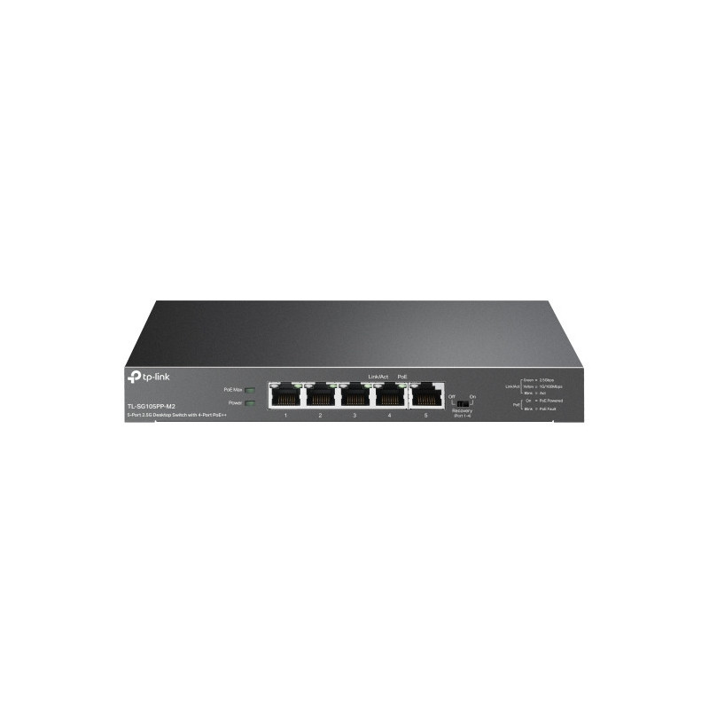 TP-Link TL-SG105PP-M2 5x2,5 Gb (4xPOE++) Desktop Switch