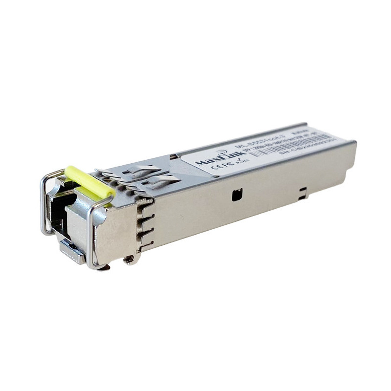 MaxLink 1.25G SFP optický modul, WDM(BiDi), SM, Tx1550/Rx1310nm, 3km, priemyselný -40C+85C, 1x LC, DDM