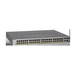 NETGEAR 48xGB PoE+ Smart Switch, 2 10G, 2 SFP, GS752TXP