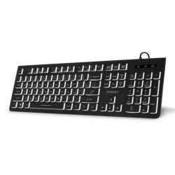 EVOLVEO K1010, klávesnica s bielym podsvietením,