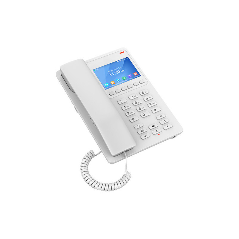 Grandstream GHP630W SIP WiFi hotelový telefón s displejom, biely