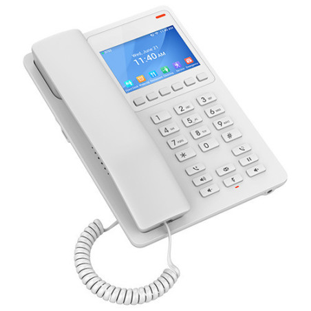 Grandstream GHP630W SIP WiFi hotelový telefón s displejom, biely