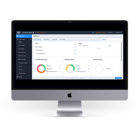 Grandstream CloudUCM - Startup, cloudové riešenie PBX, 10 klapiek, 4 súbežné hovory, 1GB, 12 mesiacov