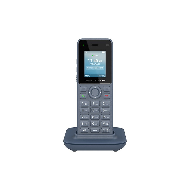 Grandstream WP816 SIP WiFi telefón, 1,77" bar. displ., 2SIP úč., BT, 3,5 mm jack, USB-C