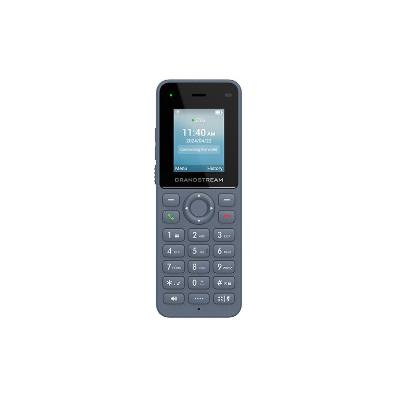 Grandstream WP816 SIP WiFi telefón, 1,77" bar. displ., 2SIP úč., BT, 3,5 mm jack, USB-C