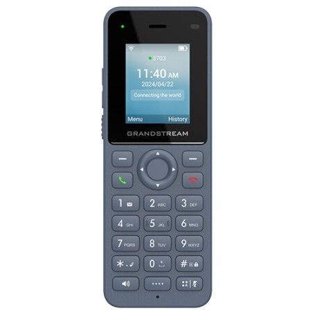 Grandstream WP816 SIP WiFi telefón, 1,77" bar. displ., 2SIP úč., BT, 3,5 mm jack, USB-C