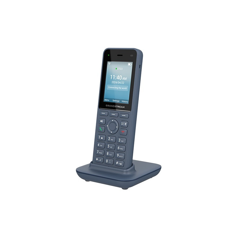 Grandstream WP826 SIP WiFi telefón, 2,4" bar. displ., 3 SIP úč., BT, USB-C