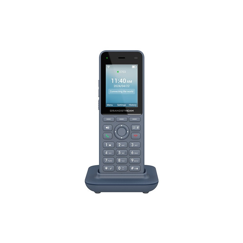 Grandstream WP826 SIP WiFi telefón, 2,4" bar. displ., 3 SIP úč., BT, USB-C