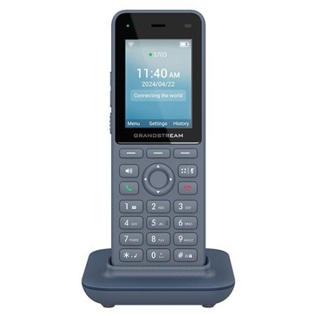 Grandstream WP826 SIP WiFi telefón, 2,4" bar. displ., 3 SIP úč., BT, USB-C