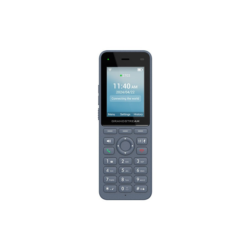 Grandstream WP826 SIP WiFi telefón, 2,4" bar. displ., 3 SIP úč., BT, USB-C