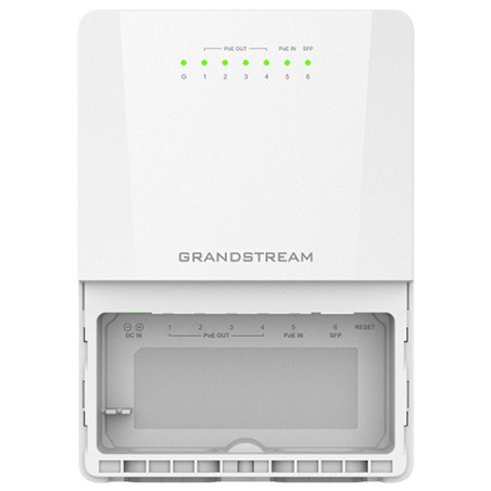 Grandstream GWN7710R vonkajšie L2 managed switch, 5xGbE, SFP, 4xPoE+, IP66