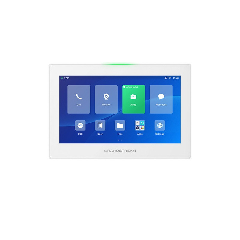 Grandstream GSC3574 SIP interkom a riadiaca stanica, 7" dotyk.obrazovka, Wi-Fi 6, BT, 6 SIP účtov, biely