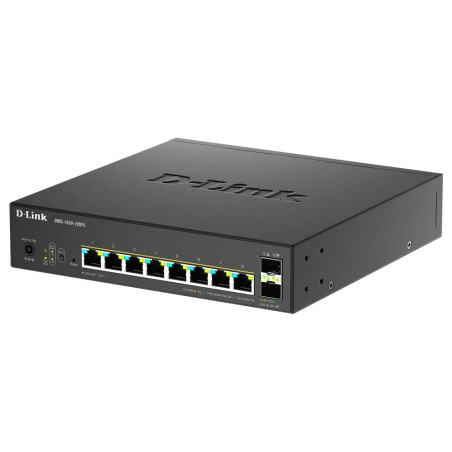 D-Link DMS-1250-10SPL/E, 8x 2.5G PoE, 2x 10G SFP+, 120W Smart Managed Switch