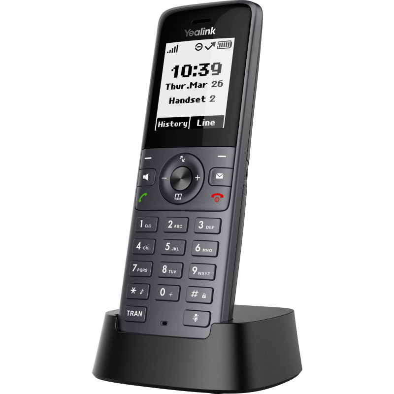 Yealink W71P DECT základová stanica a rúčka, 1,8" čiernobiely disp., až 10 rúčok