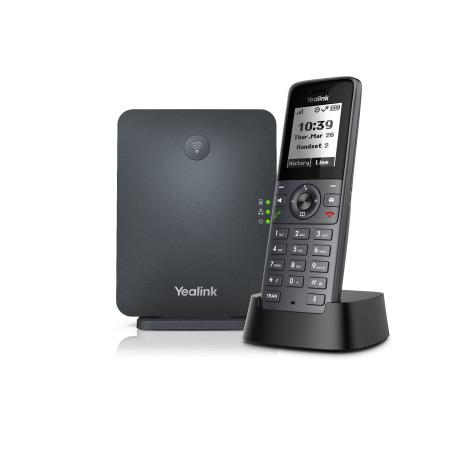 Yealink W71P DECT základová stanica a rúčka, 1,8" čiernobiely disp., až 10 rúčok