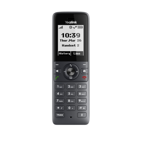 Yealink W71H SIP DECT rúčka, 1,8" čiernobiely displej