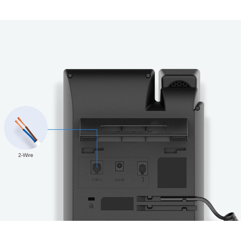 Fanvil H1-2 Wire, hotelový telefón, 2-drôtové pripojenie, PoE, SIP