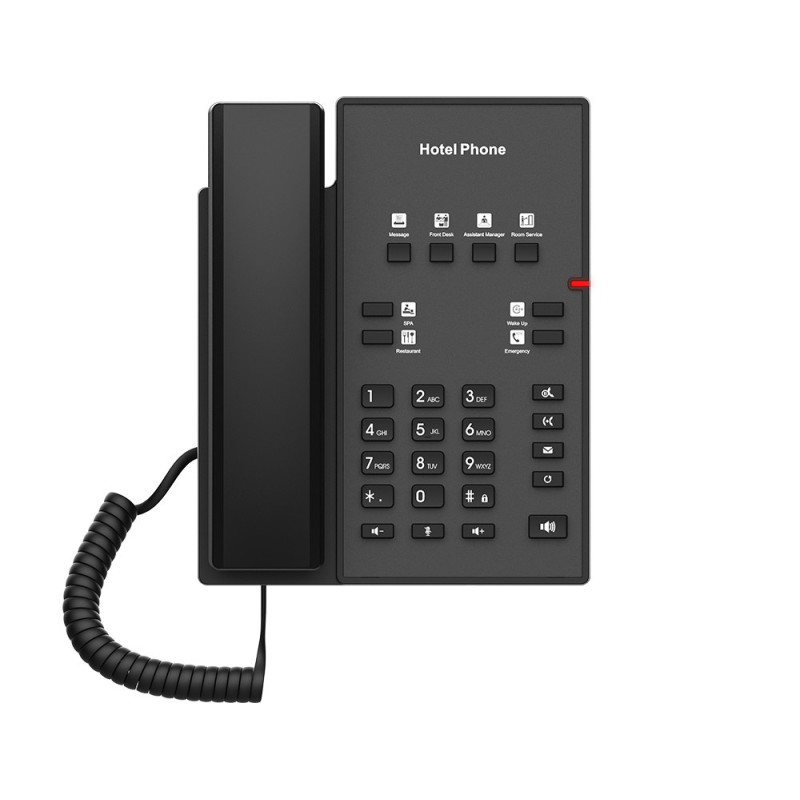 Fanvil H1-2 Wire, hotelový telefón, 2-drôtové pripojenie, PoE, SIP