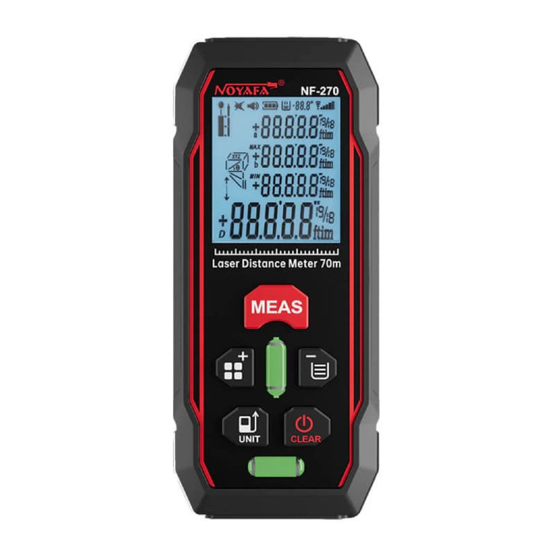 W-Star Laserový meter vzdialenosti WSNF270, 70m, objem, plocha, vodováha, pamäť 99