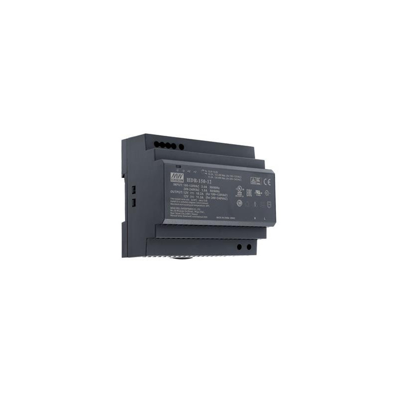 MEANWELL - HDR-150-24 - Priemyselný napájací spínaný zdroj 24V 150W na DIN