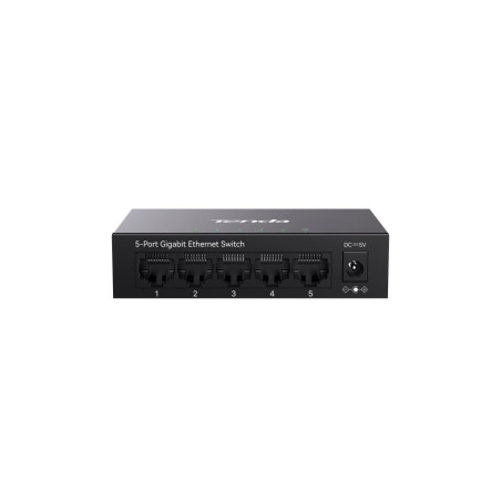 Tenda TEG1005M - 5x 10/100/1000 Mbps Kovový Switch, Fanless - bez ventilátorov, ochrana 6 kV