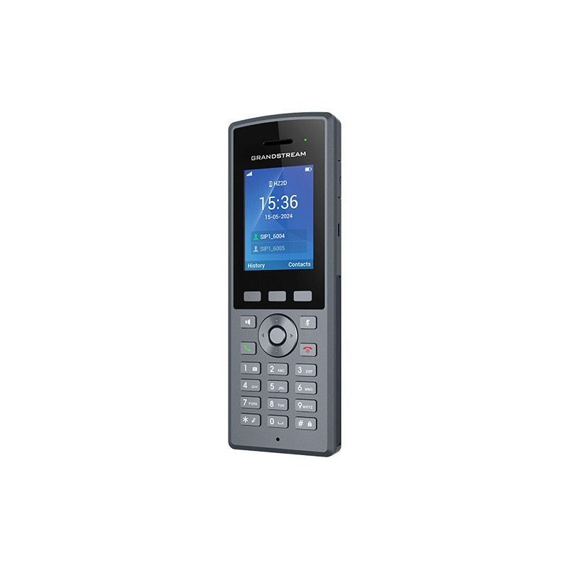 Grandstream DP735 SIP DECT odolná rúčka, 20 SIP účtov, IP67, 65 hodín hovoru, 2,4 "farebný LCD