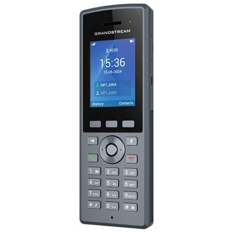 Grandstream DP735 SIP DECT odolná rúčka, 20 SIP účtov, IP67, 65 hodín hovoru, 2,4 "farebný LCD