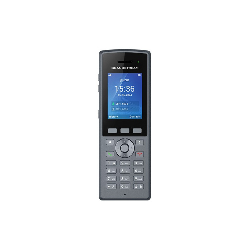 Grandstream DP735 SIP DECT odolná rúčka, 20 SIP účtov, IP67, 65 hodín hovoru, 2,4 "farebný LCD