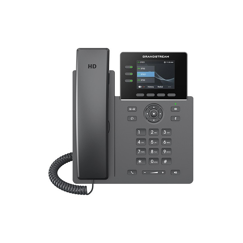 Grandstream GRP2611G SIP telefón, 3 účty, PoE, 12BLF kľúčov, gigabit port
