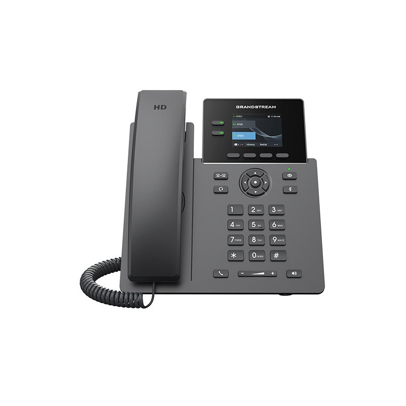 Grandstream GRP2610 SIP telefón, 2 linky, 8 VPK, farebný LCD, 2 SIP účty