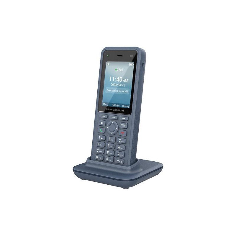 Grandstream WP836 SIP WiFi telefón, 2,8" bar. displ., 3 SIP úč., BT, USB-C, IP67
