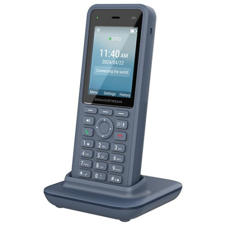 Grandstream WP836 SIP WiFi telefón, 2,8" bar. displ., 3 SIP úč., BT, USB-C, IP67