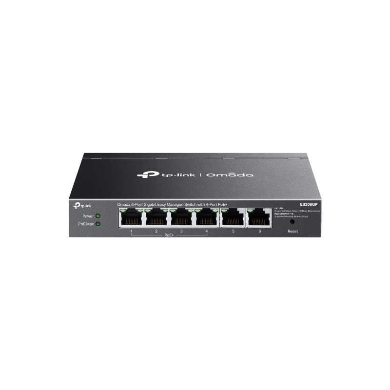 TP-Link ES206GP 6xGb (4xPOE+) Easy Man.switch Omada