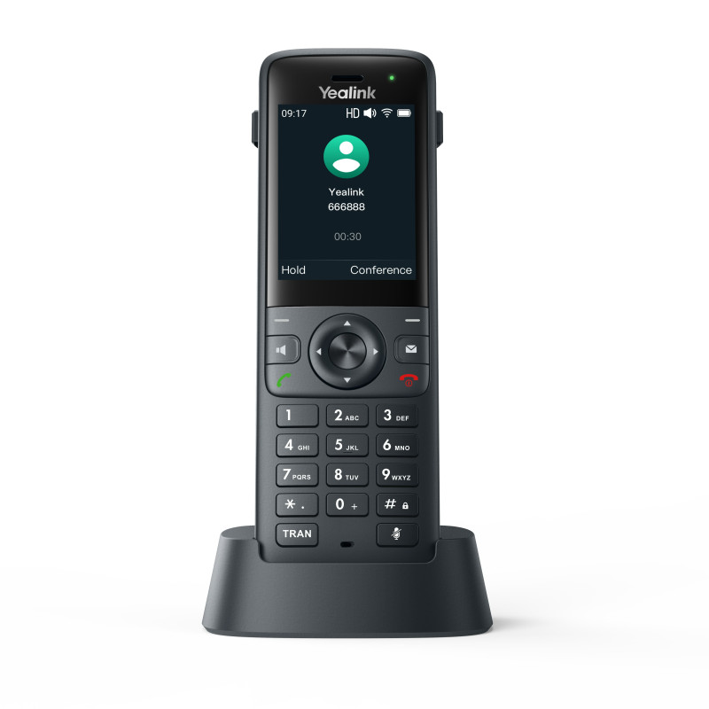 Yealink AX83H Wi-Fi 6 telefón, BT, 2,4", 4 SIP